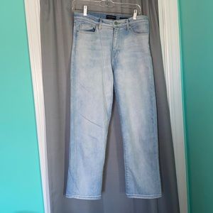 banana republic light wash denim jean